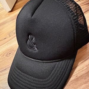 Black Ampersand Ball Cap